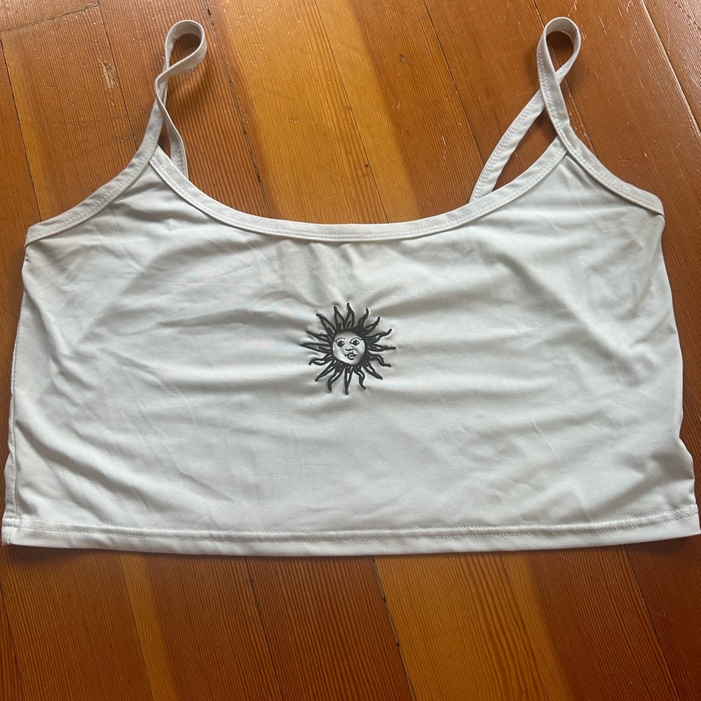 white romwe tank top